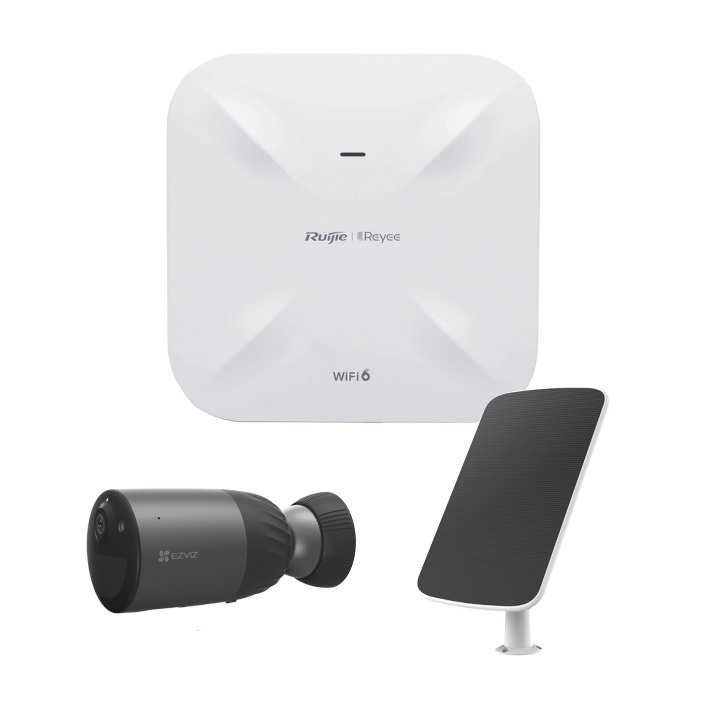 Kit de CÃ¡maras Wi-Fi  con Access Point/ Incluye 1 CÃ¡mara de BaterÃ­a  CS-BC1C / 1 Pane solar Mod. CS-CMT-SOLARPANEL-C / 1 Access Point RG-RAP6260(G)