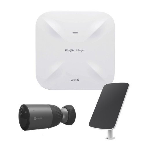 Kit de CÃ¡maras Wi-Fi  con Access Point/ Incluye 1 CÃ¡mara de BaterÃ­a  CS-BC1C / 1 Pane solar Mod. CS-CMT-SOLARPANEL-C / 1 Access Point RG-RAP6260(G)