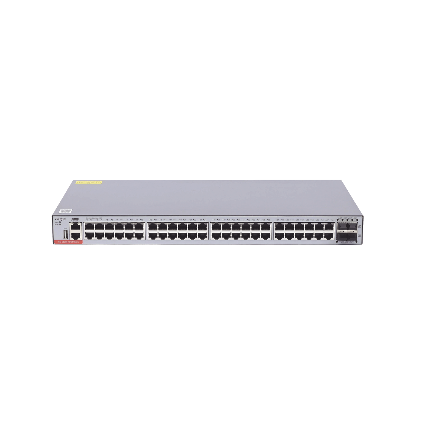 Switch Administrable Capa 3 con 48 puertos Gigabit + 4 SFP+ para fibra 10Gb, gestiÃ³n gratuita desde la nube.