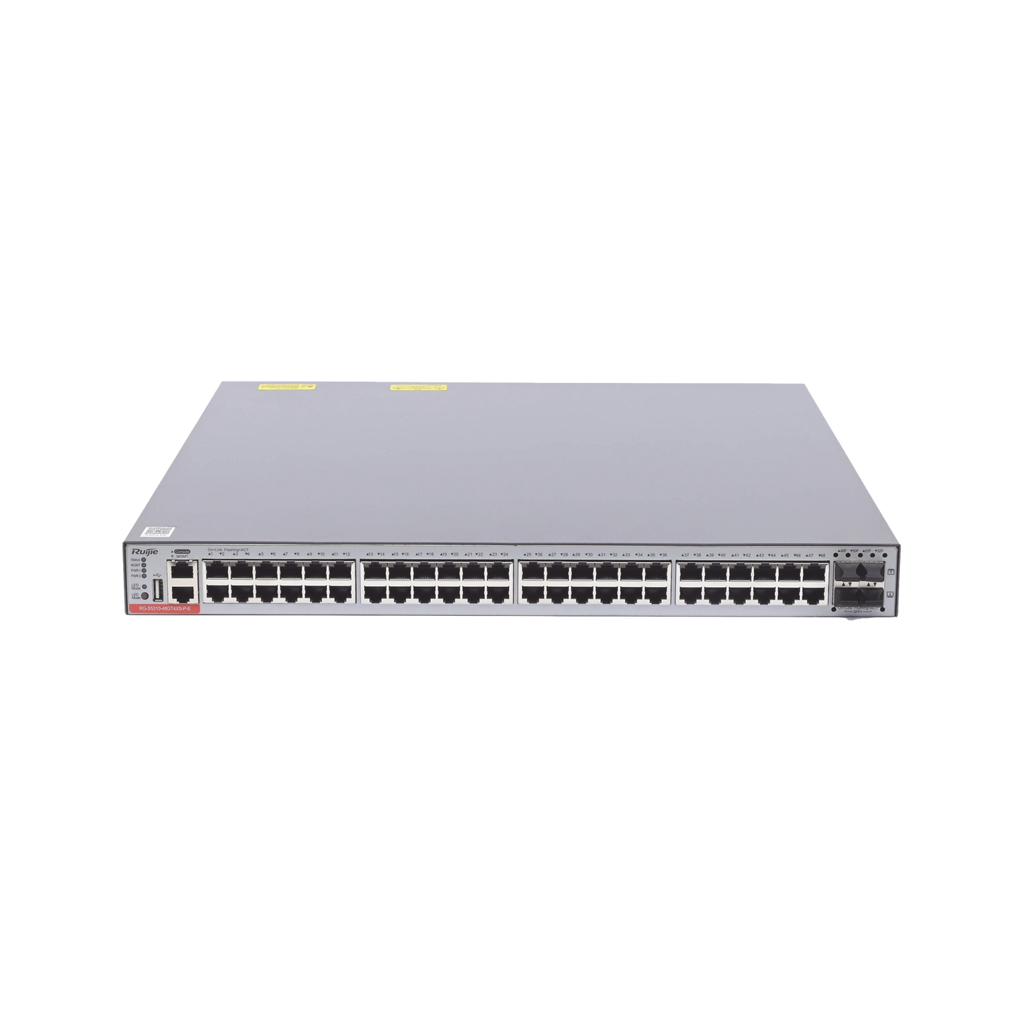 Switch Administrable Capa 3 PoE con 48 puertos Gigabit 802.3af/at + 4 SFP+ para fibra 10Gb, hasta 1,480 watts, gestiÃ³n gratuita desde la nube.