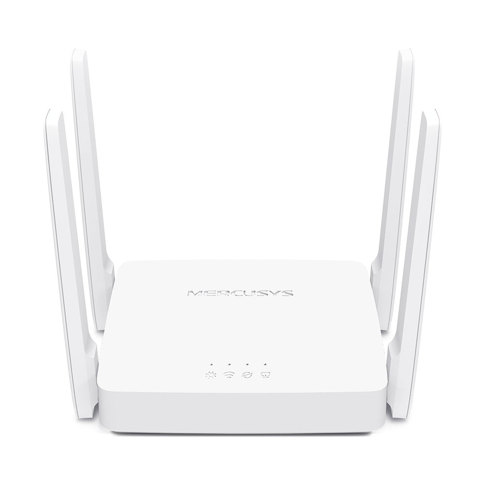 ROUTER WIFI AC 1200 INALÁMBRICO MERCUSYS AC10 DE DOBLE BANDA CON ANTENAS DE ALTA GANANCIA MULTIMODO