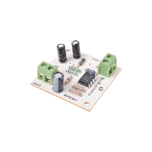 Tarjeta Preamplificadora para MicrÃ³fono Electret.