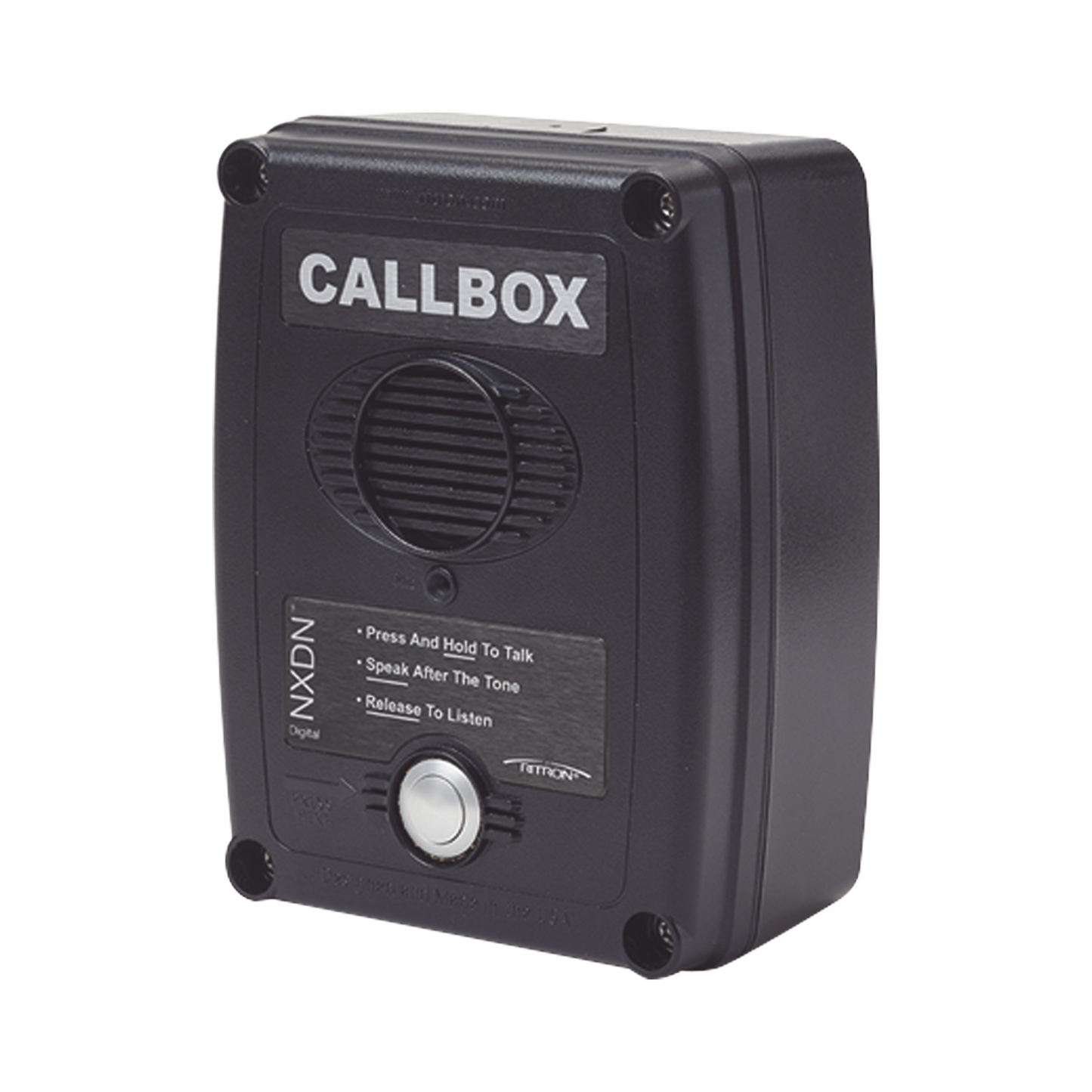 Callbox Digital NXDN, Intercomunicador InalÃ¡mbrico VÃ­a Radio VHF 150-165MHZ, Serie XD en Color Negro