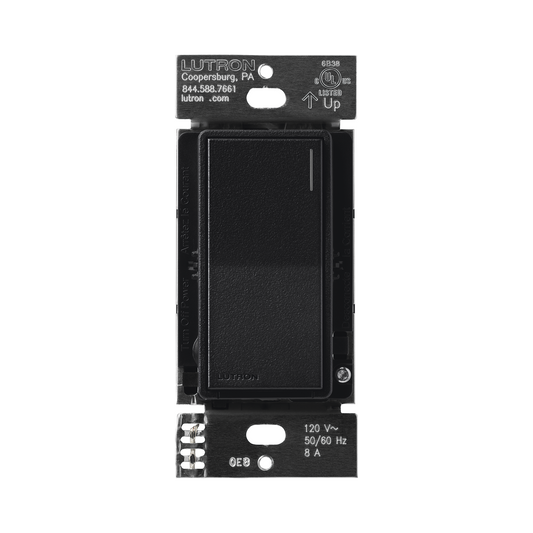 (RadioRa3) Apagador Sunnata color negro para linea Radio Ra3, 8A de iluminaciÃ³n, 5.8A Motor