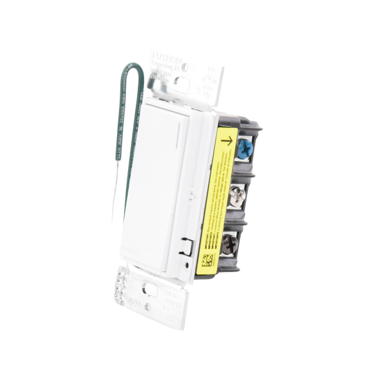 (RadioRa3) Apagador Sunnata color blanco mate para linea Radio Ra3, 8A de iluminaciÃ³n, 5.8A Motor