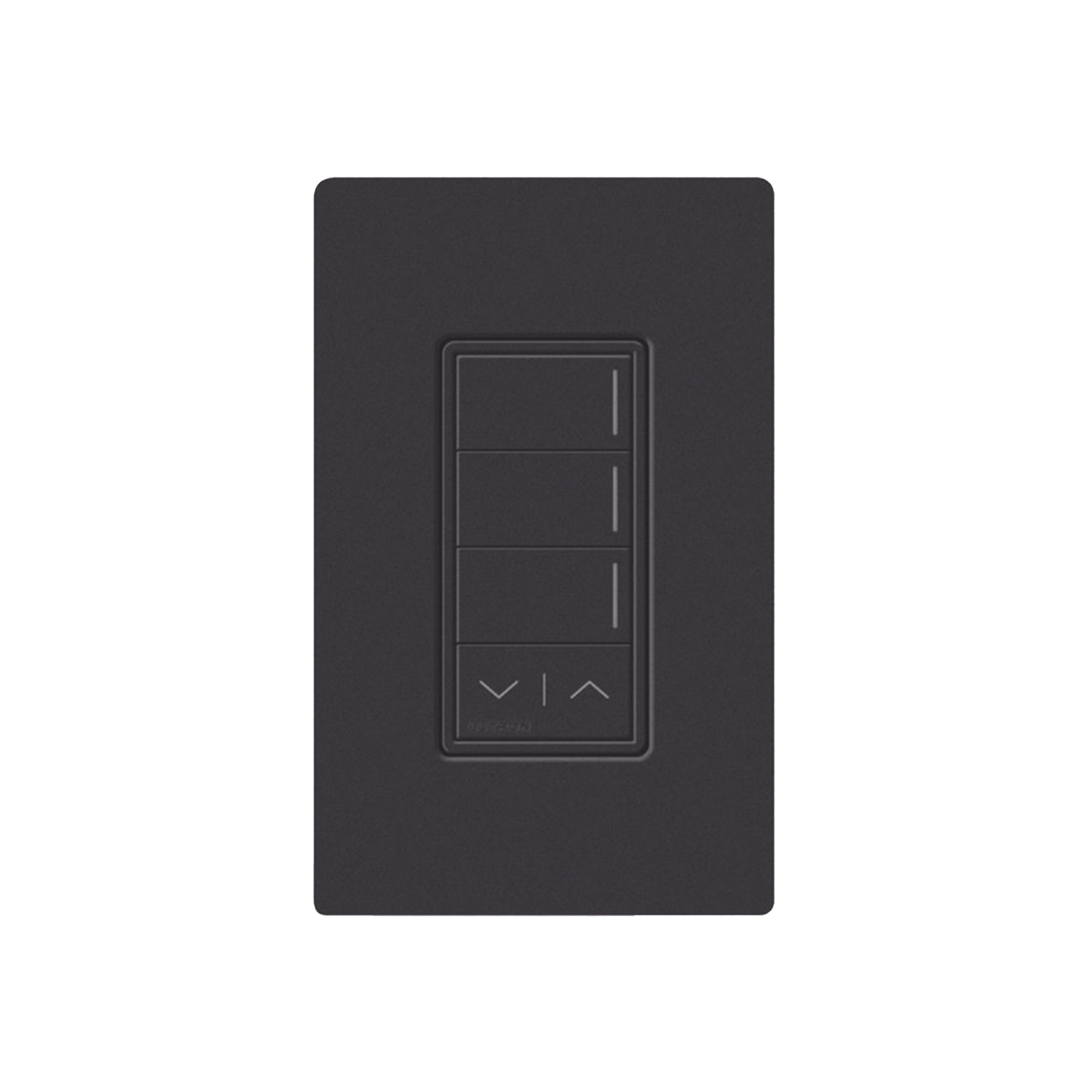 (RadioRa3) Botonera Sunnata Negro 3 escenas y 2 botones subir/bajar para Radio RA3, programe escenas diferentes en cada botÃ³n.