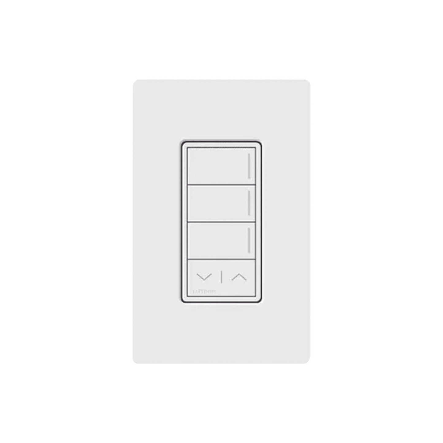 (RadioRa3) Botonera Sunnata Blanco 3 escenas y 2 botones subir/bajar para Radio RA3, programe escenas diferentes en cada botÃ³n.