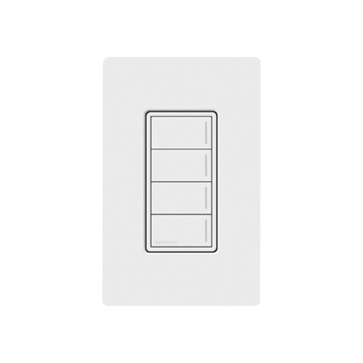 (RadioRa3) Botonera Sunnata Blanco 3 escenas y 2 botones subir/bajar para Radio RA3, programe escenas diferentes en cada botÃ³n.