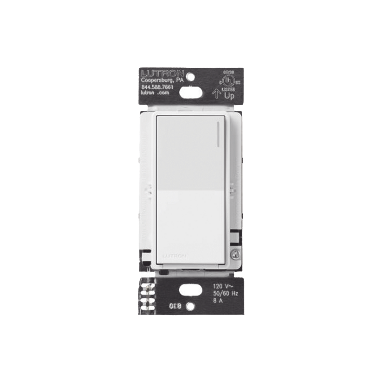 (RadioRA3) Apagador Auxiliar de pared, compaÃ±ero de apagadores multilocaciÃ³n. Usar en 3 vÃ­as o escalera. Color blanco.