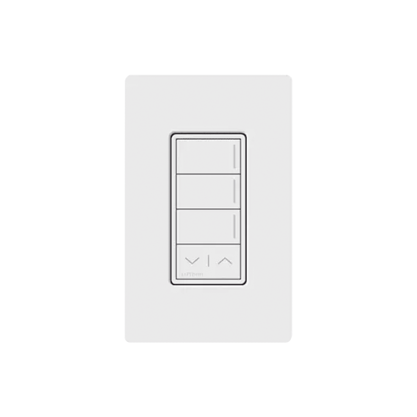 (RadioRa3) Botonera Sunnata Blanco 3 escenas y 2 botones subir/bajar para Radio RA3, programe escenas diferentes en cada botÃ³n.