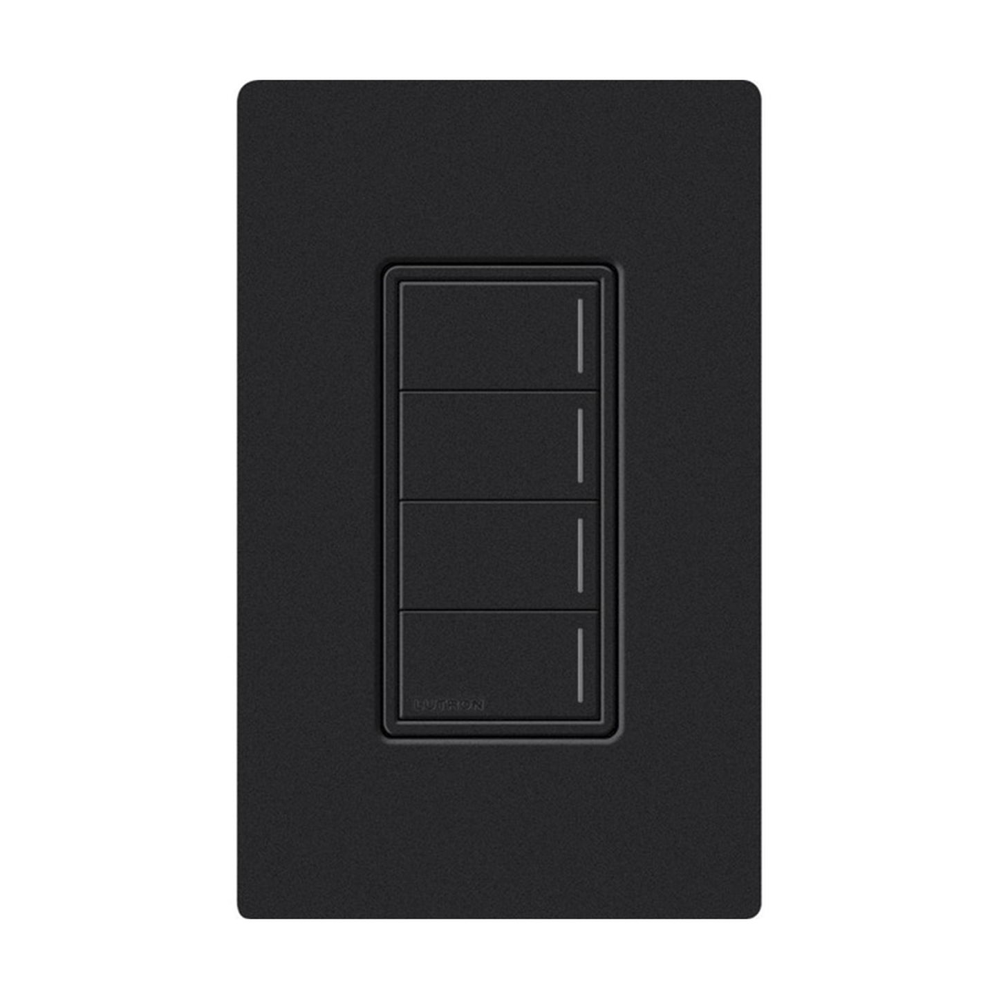 (RadioRa3) Botonera Sunnata Negro 4 escenas para Radio RA3, programe escenas diferentes en cada botÃ³n.