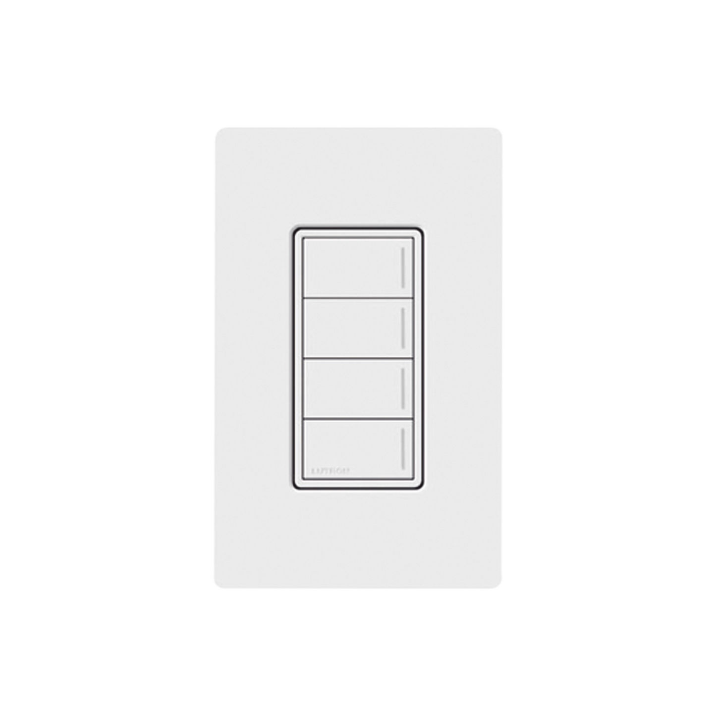 (RadioRa3) Botonera Sunnata Negro 4 escenas para Radio RA3, programe escenas diferentes en cada botÃ³n.