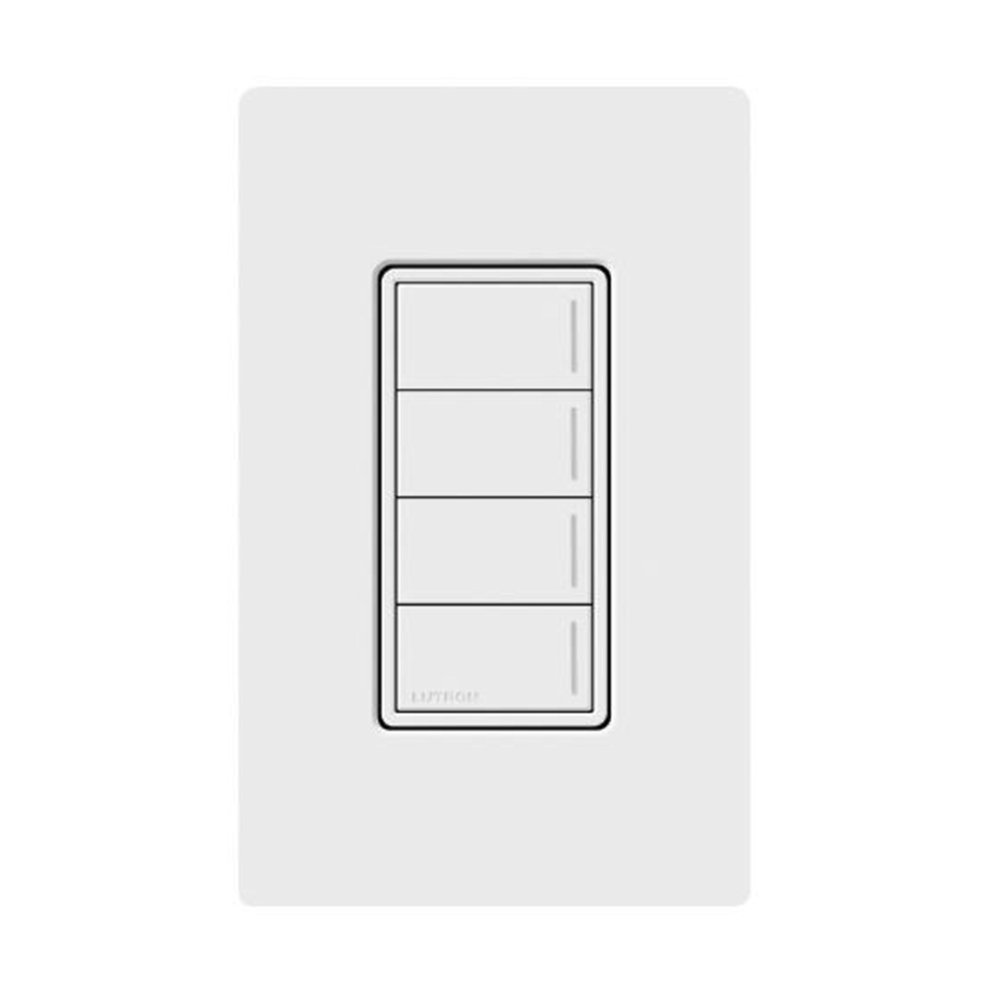 (RadioRa3) Botonera Sunnata Blanco 4 escenas para Radio RA3, programe escenas diferentes en cada botÃ³n.