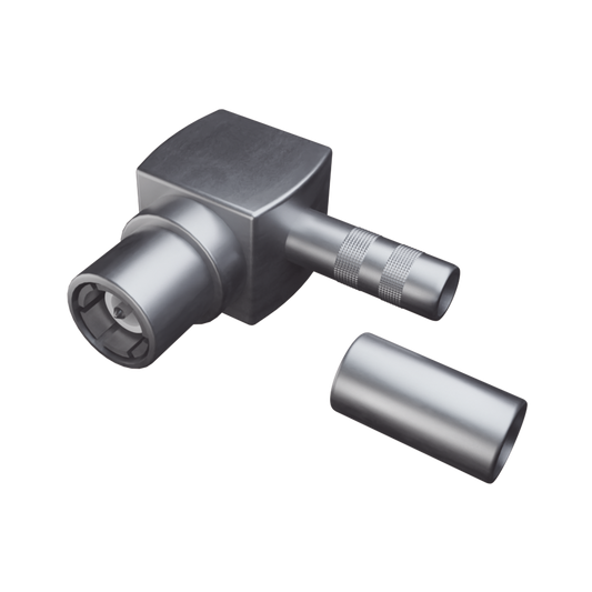 Conector SMB Macho en A/R de Anillo Plegable para RG-316/U, Grupo B1, Oro/ Oro/ TeflÃ³n.?