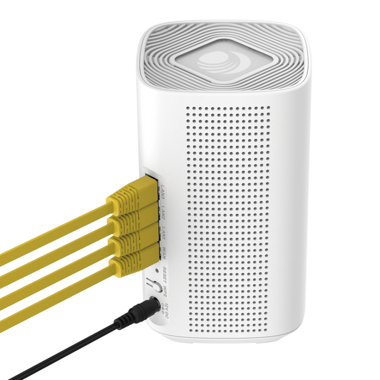 Router Home Mesh RV22 Ideal para Soluciones Residenciales / Doble Banda (2.4 y 5 GHz) / Wi-Fi 6 / DiseÃ±o EstÃ©tico / GestiÃ³n VÃ­a Software para Administrador y Usuario Final desde cnMaestro X