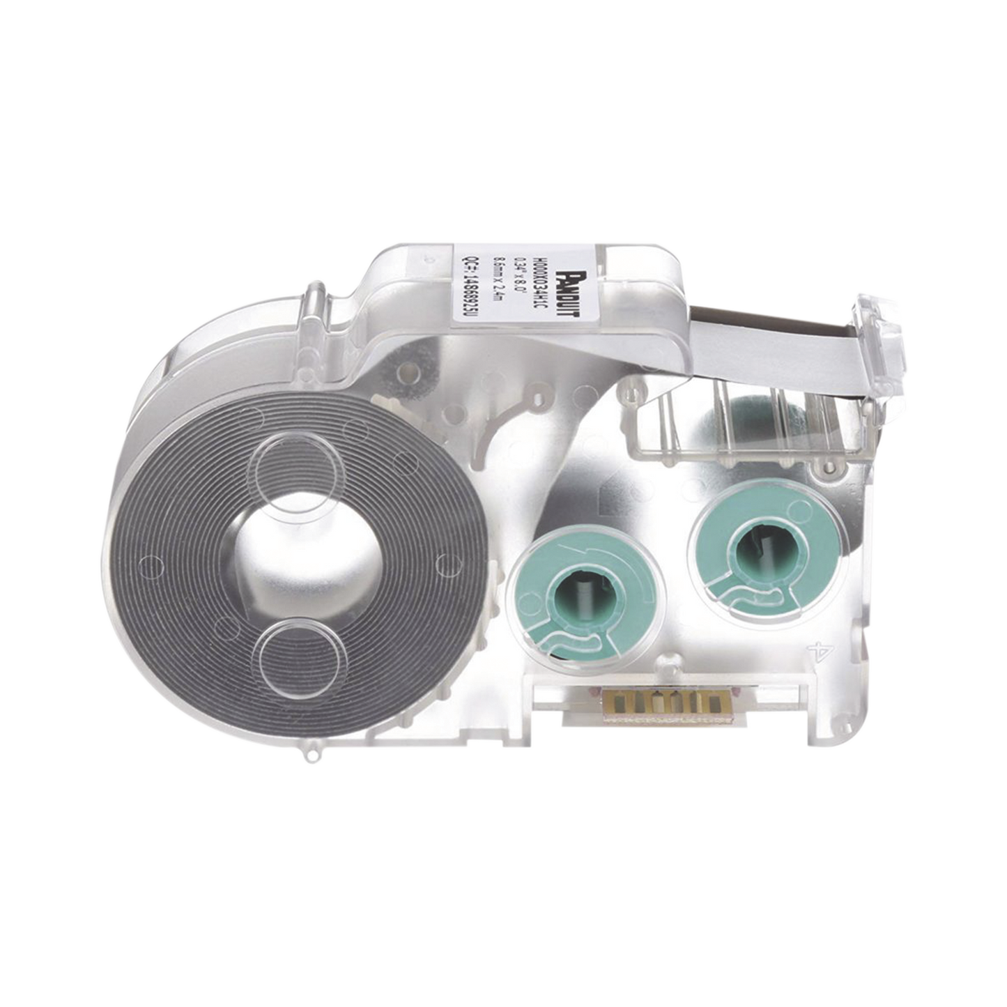 Casete de 225 Etiquetas Autolaminadas de 12.7 x 31.8 mm, para Cables de 3 a 7.1 mm de DiÃ¡metro, Ãrea de ImpresiÃ³n Color Blanco