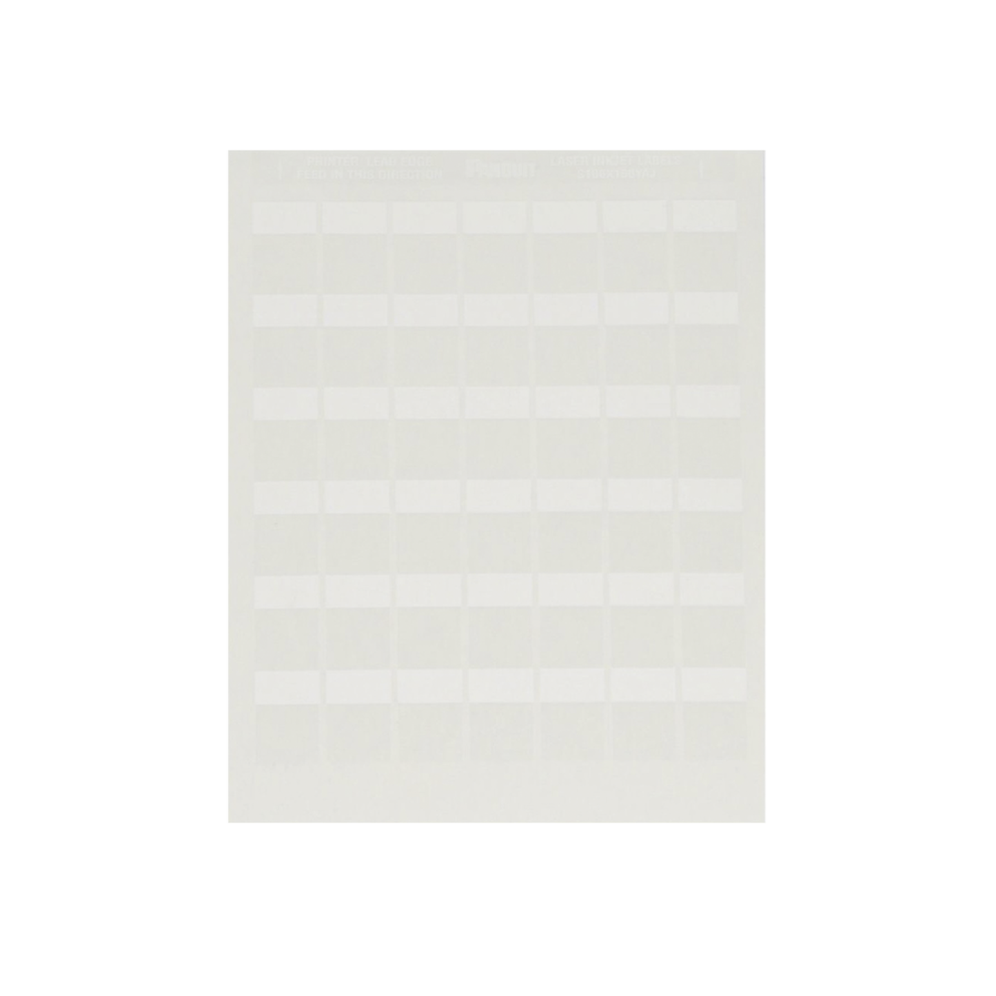 Hojas con 2500 Etiquetas Auto-laminadas para Impresora LÃ¡ser/InyecciÃ³n de Tinta, para Cables de 2 a 4.1 mm de DiÃ¡metro (18 - 14 AWG)