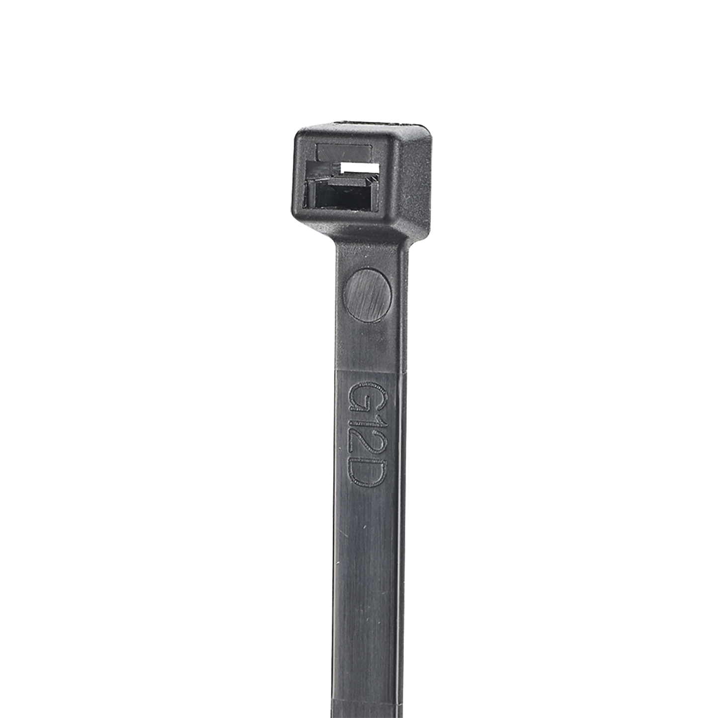 Cincho de Nylon 6.6 StrongHoldâ„¢, 370mm largo x 3.6mm ancho, Color Negro, Exterior Resistente a Rayos UV, Paquete de 100pz