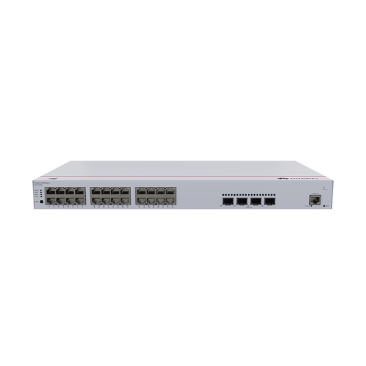 Switch Gigabit Administrable PoE Capa 3 / 24 puertos 10/100/1000 Mbps (PoE) / 4 Puertos SFP+ Uplink / 400W / PoE Perpetuo / iStack / AdministraciÃ³n Nube Gratis
