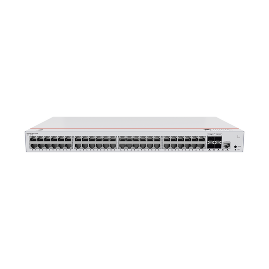 Switch Gigabit Administrable PoE Capa 3 / 48 puertos 10/100/1000 Mbps (PoE) / 4 Puertos SFP Uplink / 380W / PoE Perpetuo / iStack / AdministraciÃ³n Nube Gratis