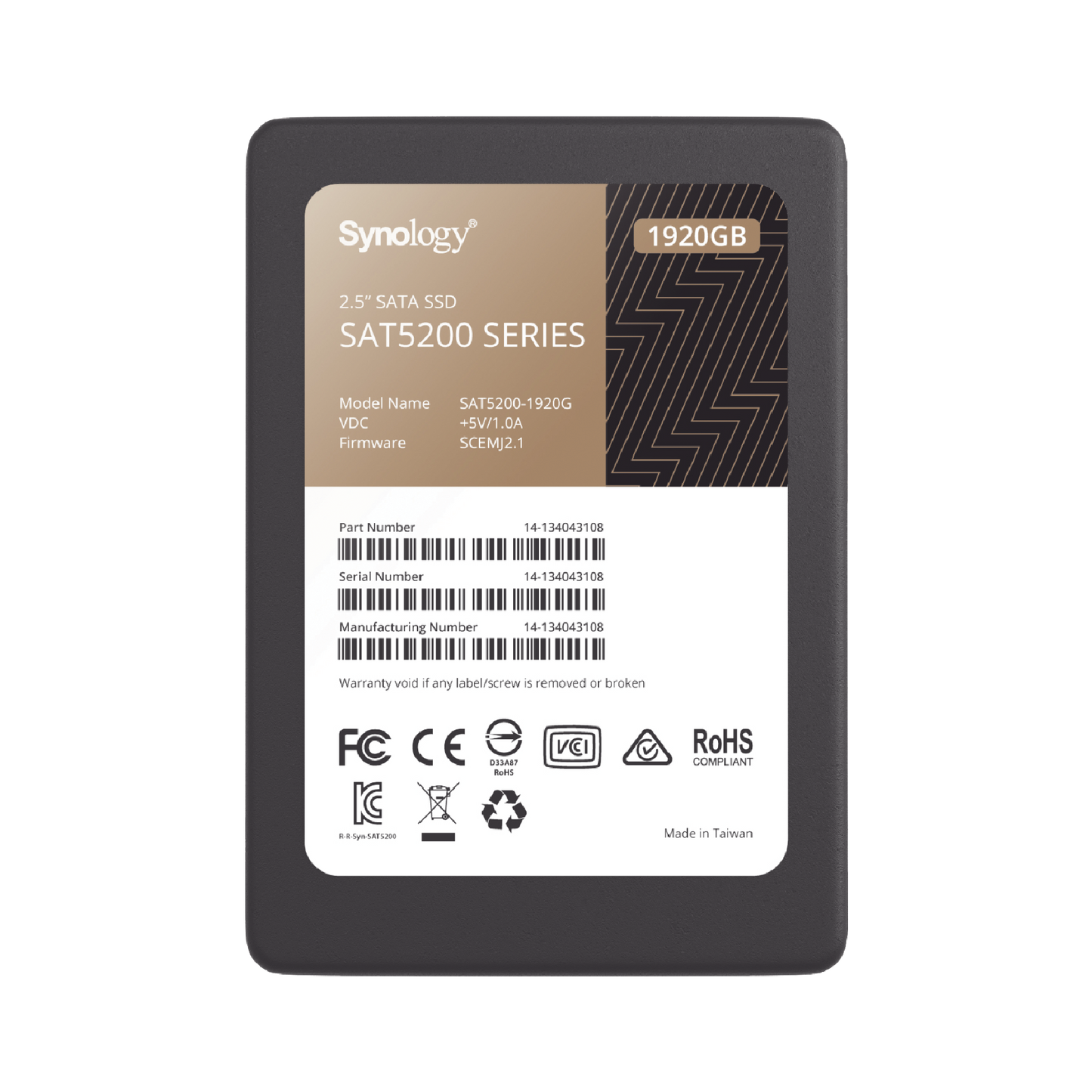 1920 GB SSD , diseÃ±ada para Synology NAS