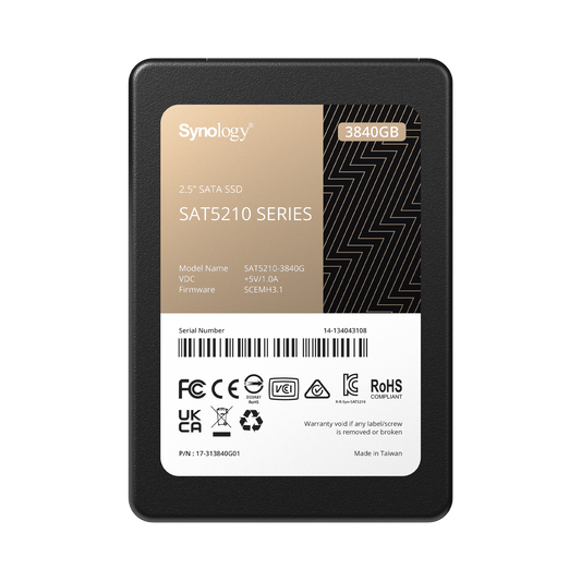 3840 GB SSD , diseÃ±ada para Synology NAS