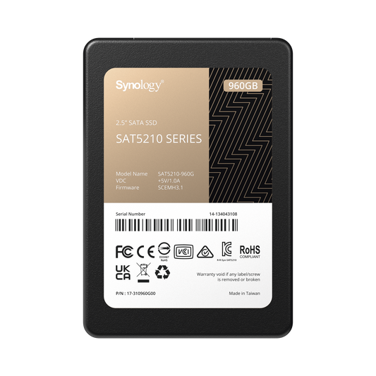960 GB SSD , diseÃ±ada para Synology NAS
