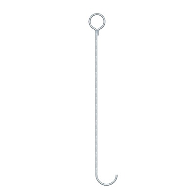 Ancla de piso para retenida para torre de 45 m, tipo piso con galvanizado por electrÃ³lisis