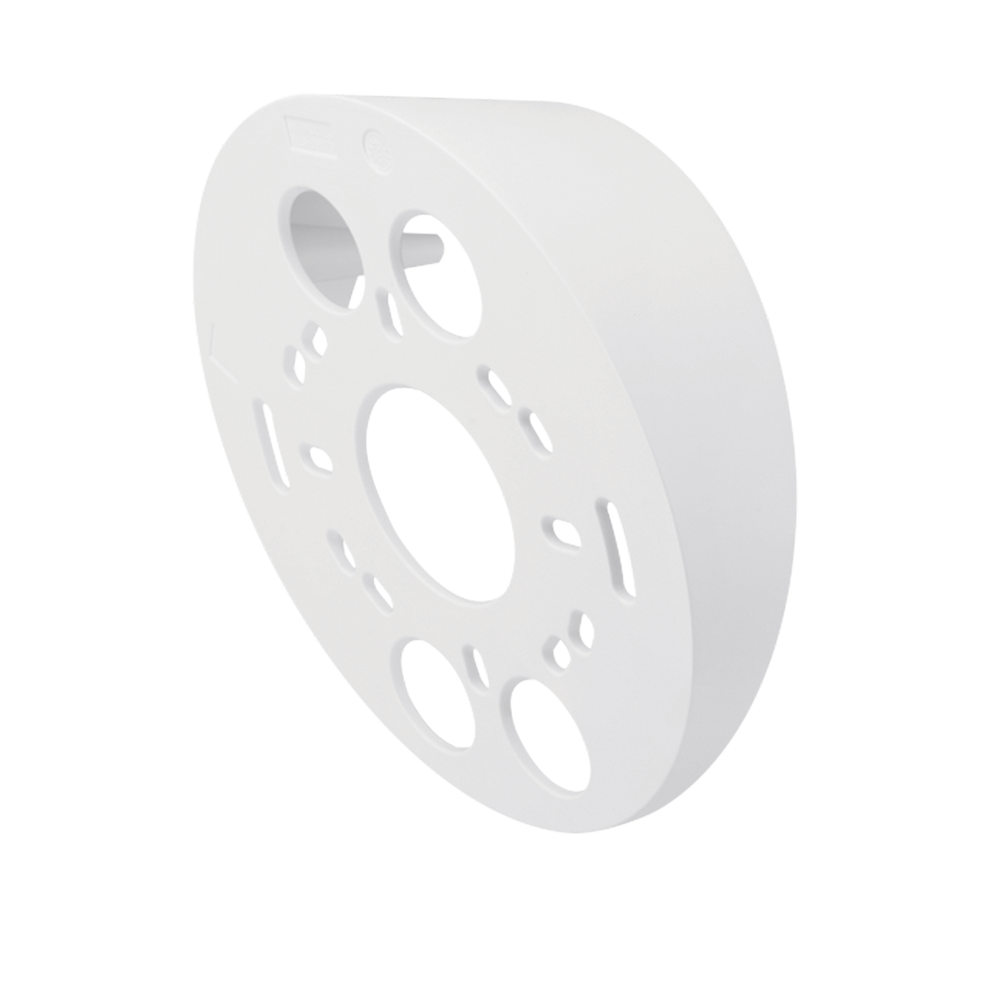 Montaje de techo o pared con inclinaciÃ³n compatible con camaras Fish Eye y domos Hanwha