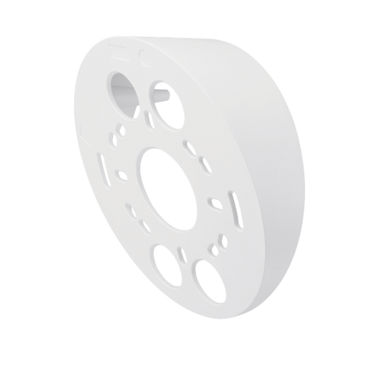 Montaje de techo o pared con inclinaciÃ³n compatible con camaras Fish Eye y domos Hanwha