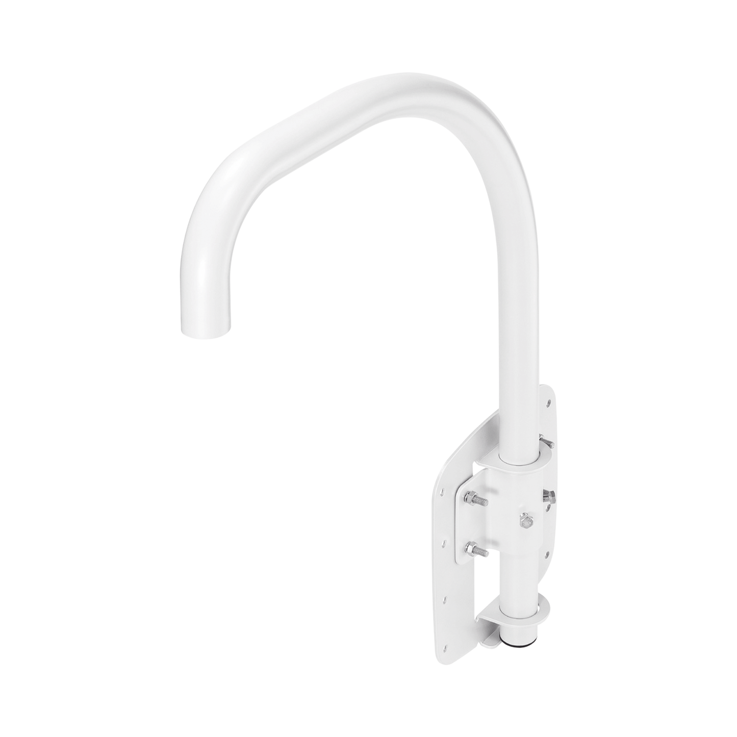 Montaje para Muro o Azotea (Parapeto, Cuello de ganso) Compatible con CÃ¡maras Domo Samsung/Hanwha, uso Interior/Exterior