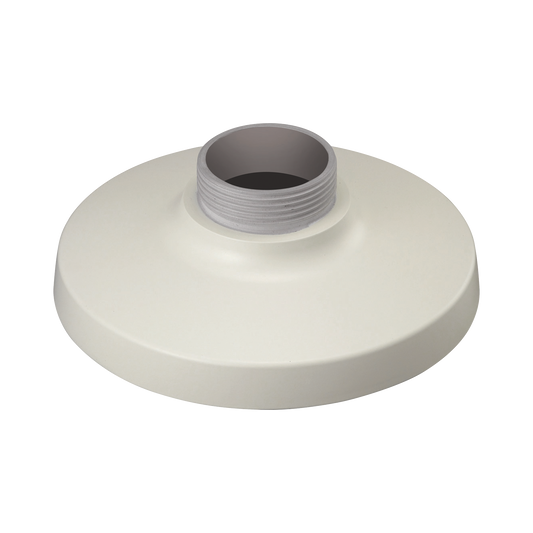 Montaje adaptador tipo plato color marfil necesario para instalaciÃ³n en pared o techo (ver domos compatibles)