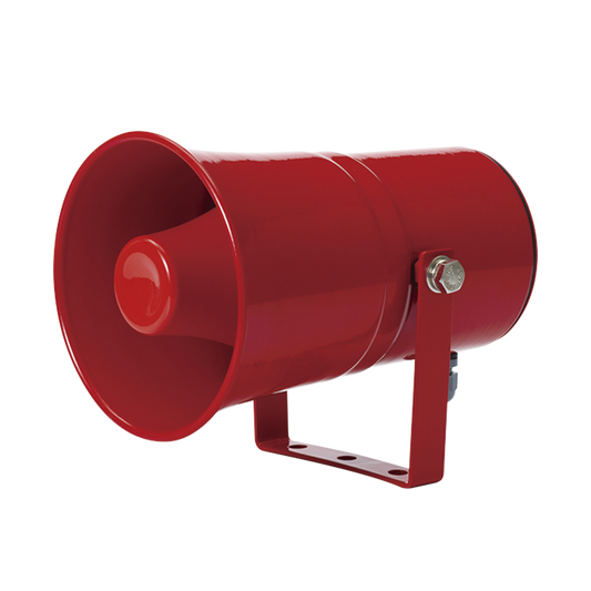 Sirena electrÃ³nica de montaje en pared con 5 sonidos de advertencia de mÃ¡x. volumen 1185 dB a 24 VCD