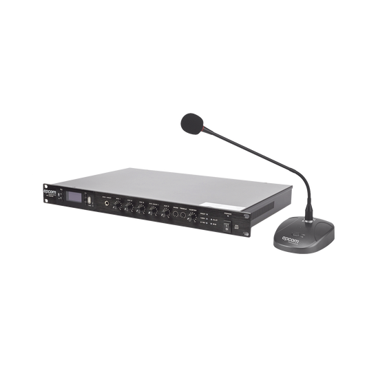 KIT de Amplificador de 120W Modelo SF120DTB | mÃ¡s MicrÃ³fono de Escritorio Modelo SF621A