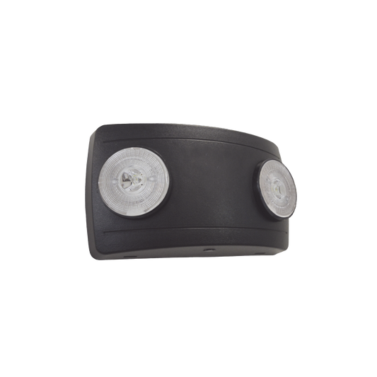 Luz de Emergencia Dual LED ultra compacta/150 lÃºmenes/Luz frÃ­a/BaterÃ­a de Respaldo Incluida/BotÃ³n de test / Color Negro