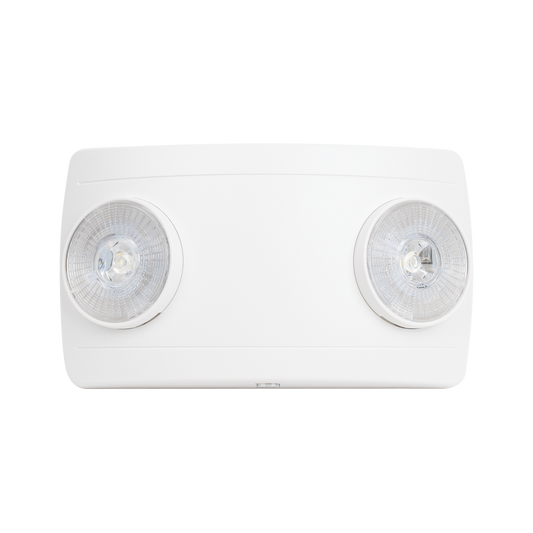 Luz de Emergencia Dual LED ultra compacta/150 lÃºmenes/Luz frÃ­a/BaterÃ­a de Respaldo Incluida/BotÃ³n de test.