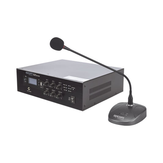 KIT de Amplificador de 120W Modelo SFB120 | mÃ¡s MicrÃ³fono de Escritorio Modelo SF621A