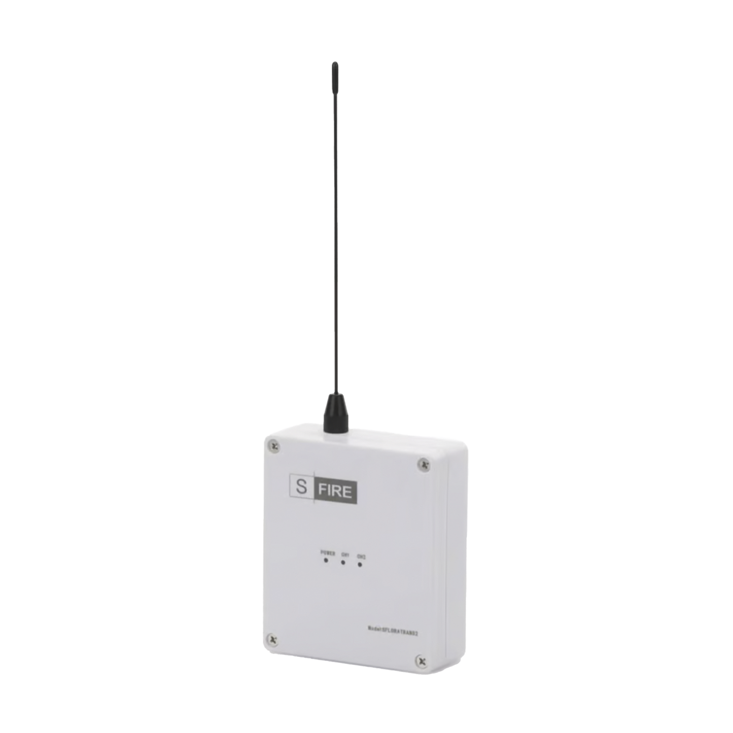 Transmisor inalÃ¡mbrico / Alimentado a 12Vcc / Entrada de 2 contactos secos NA / Distancia mÃ¡xima de transmisiÃ³n 2500 metros (Linea de vista)