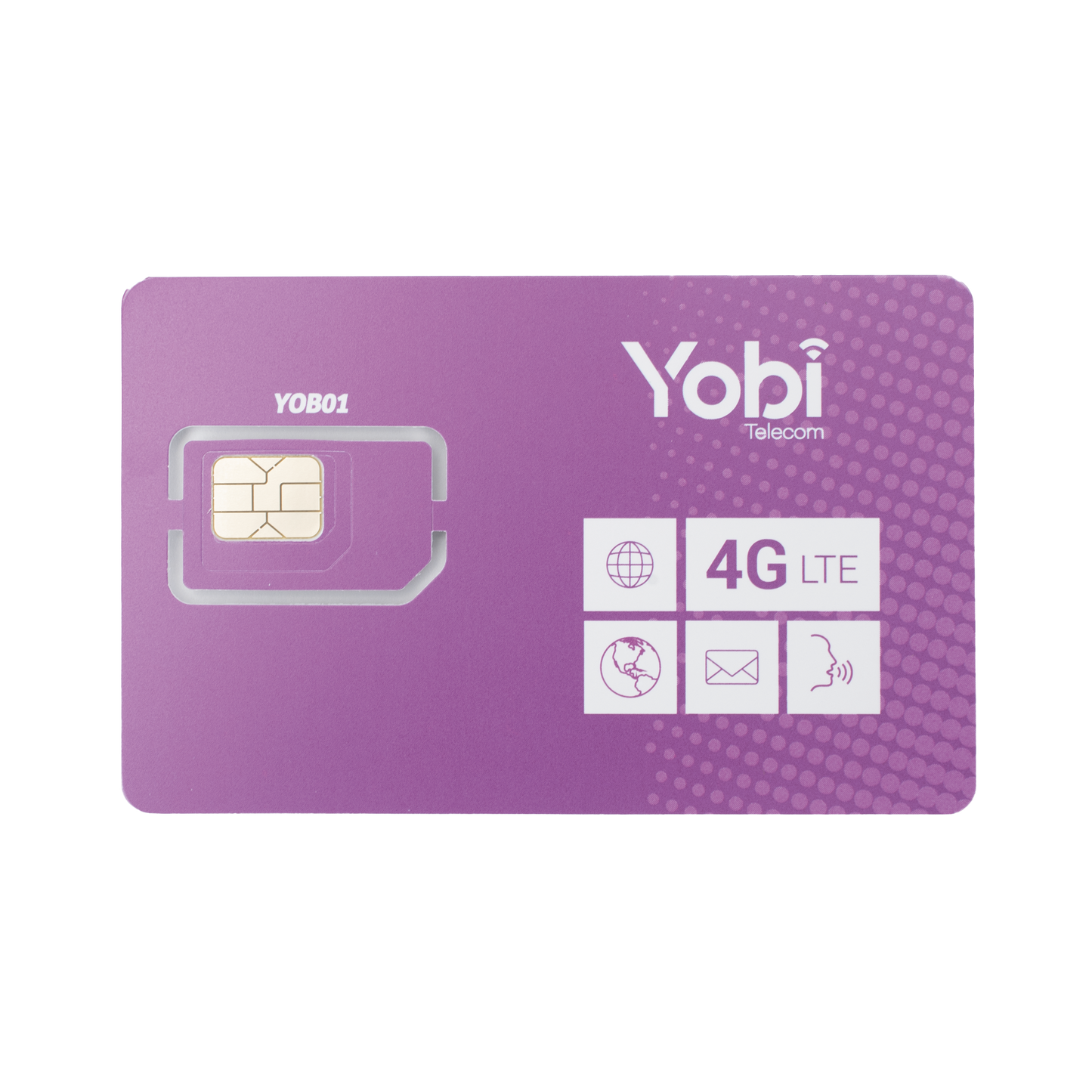 SIM Yobi para dispositivos mÃ³viles 3G/4G, 1GB Mensual por 1 aÃ±o de servicio (solo datos)