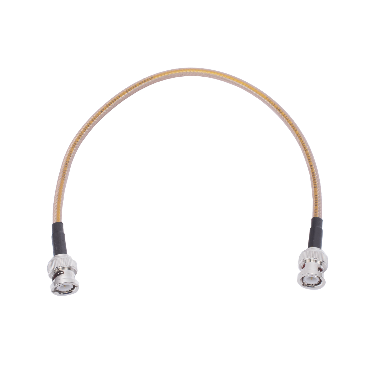 Jumper de 30.5 cm con cable RG142 BNC Macho a BNC Macho.