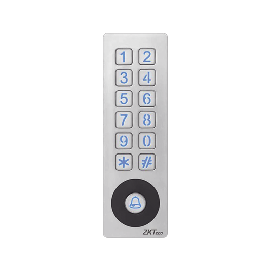 Teclado con Lector de Tarjetas 125Khz, AutÃ³nomo, 1,000 Tarjetas, 8 Grupos de ContraseÃ±as