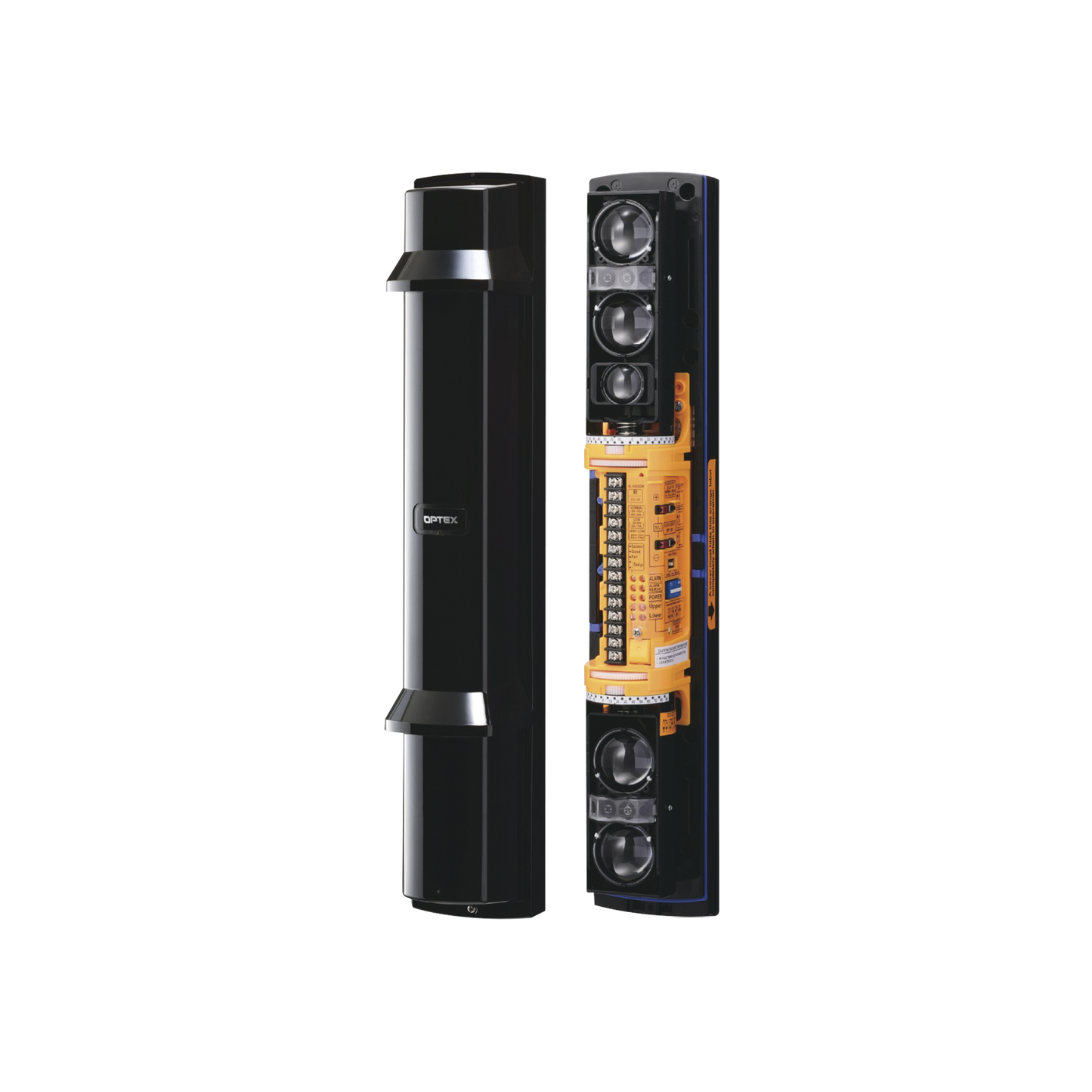 Barrera fotoelectrica de 60 metros 4 rayos  4 canales  doble modulaciÃ³n y transmision automatica de potencia del rayo