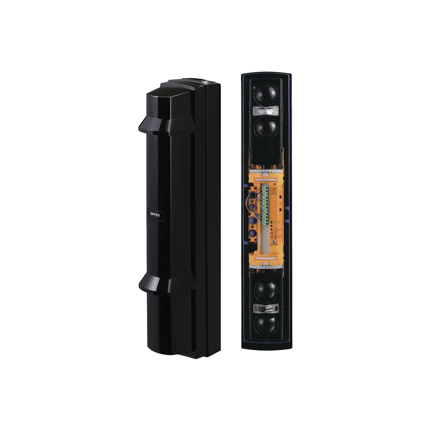 Barrera fotoelÃ©ctrica de 100 metros 4 rayos  4 canales / AlimentaciÃ³n por baterÃ­as incluidas