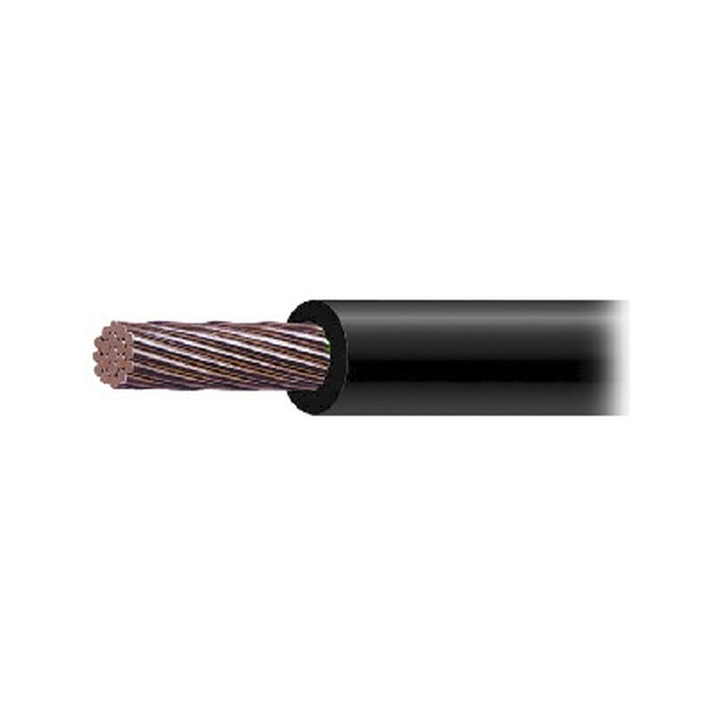 Cable ElÃ©ctrico de Cobre Recubierto THW-LS Calibre 3/0 AWG 19 Hilos Color Negro (100 metros).