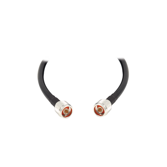 Jumper con Cable LMR400 con Conectores N Macho / N Macho de 3 metros.