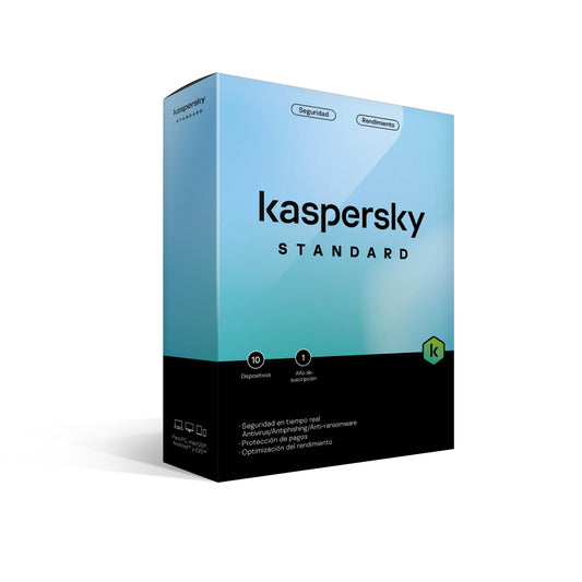 KASPERSKYSTANDARD 10 DISPOSITIVOS 1 AÑO (ANTI-VIRUS)