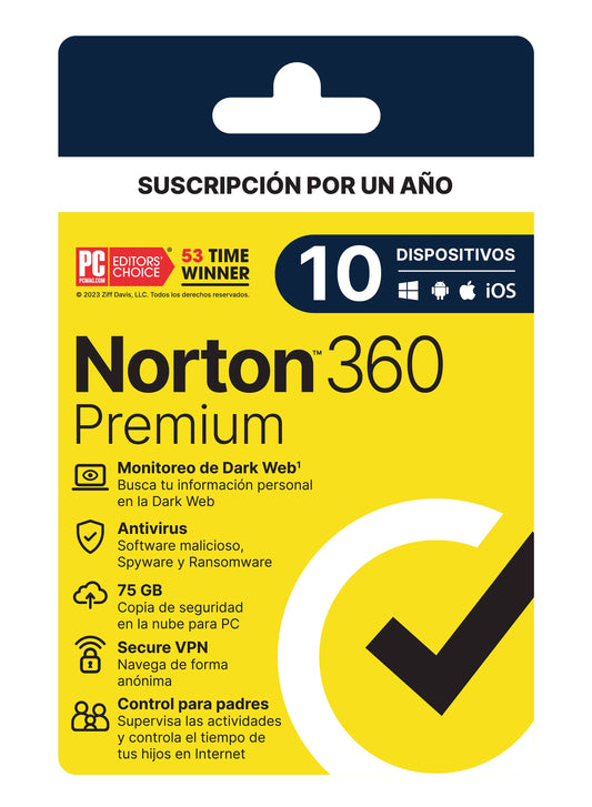 NORTON 360 PREMIUM 10D 1A 21443392