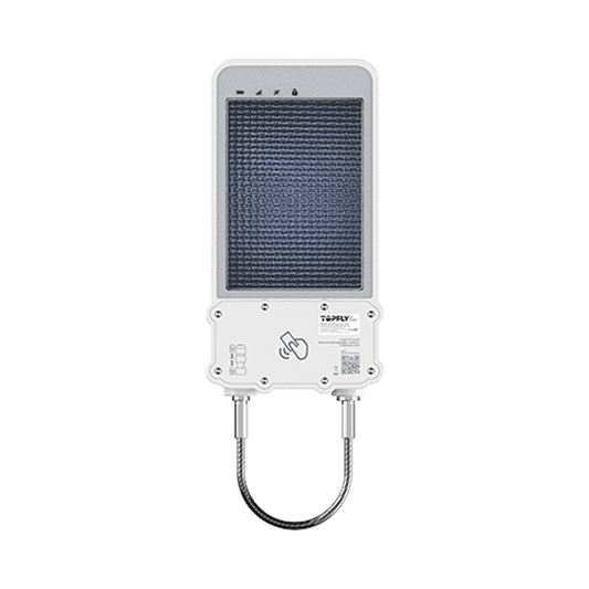 Rastreador satelital 4G LTE /Candado inteligente de seguridad para cajas de tractocamiÃ³n / carga solar / desbloqueo local (RFID) y remoto / fijaciÃ³n magnÃ©tica / alarma anti sabotaje/ BaterÃ­a de 14,400 mAh