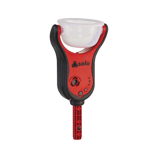 Probador electrónico con luz para detectores de humo puntuales, utiliza cartuchos de humo de repuesto