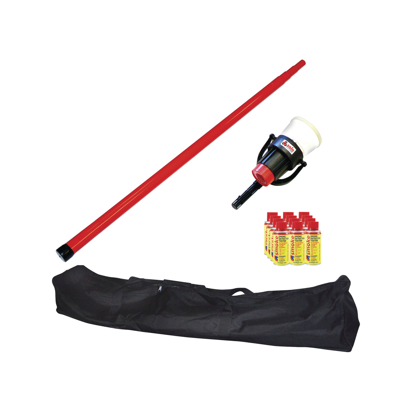 Kit de inicio para prueba de detectores de humo, Incluye SOLO-330, SOLO-100, SOLO-604 y humo M8